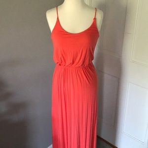 Coral Maxi Dress